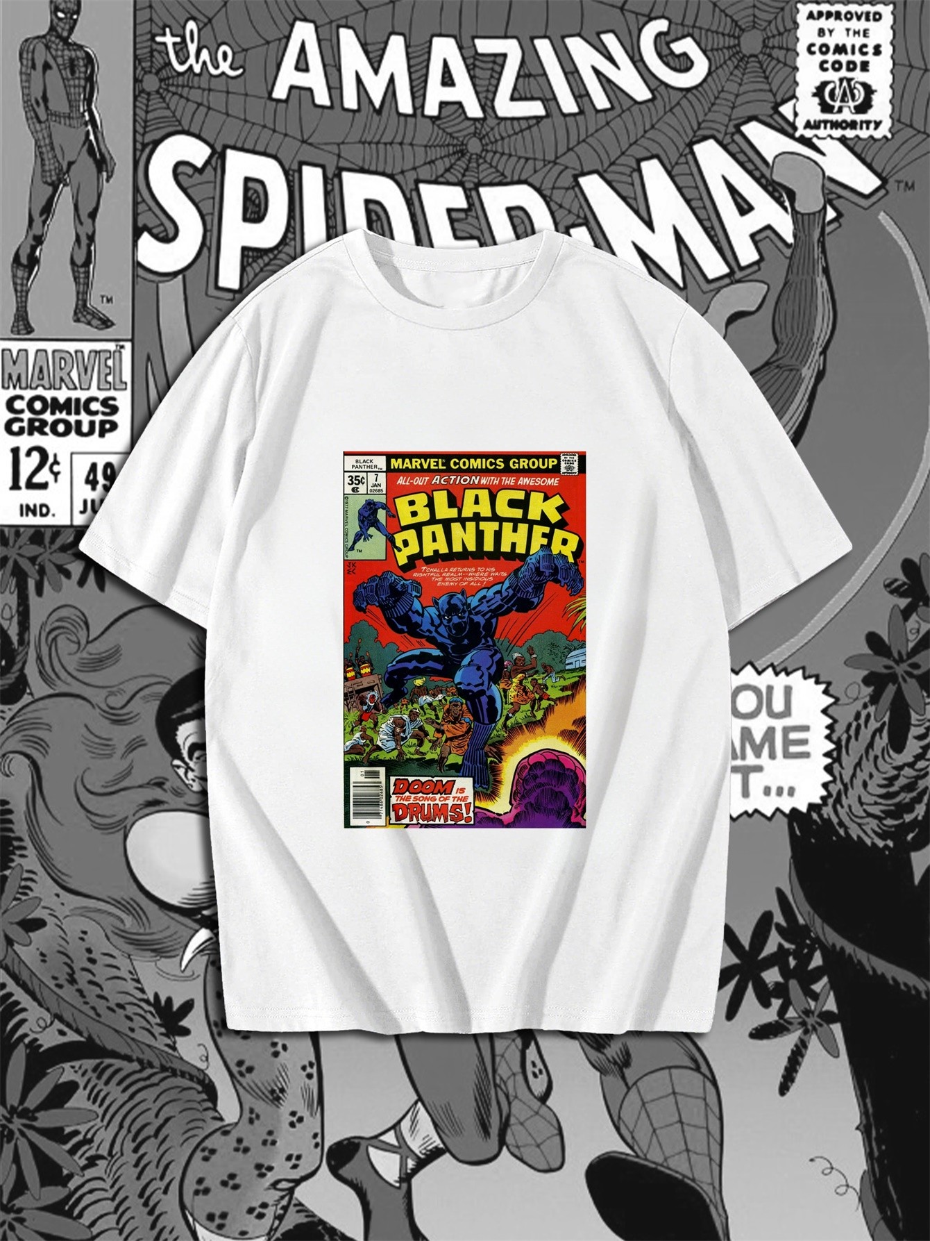 Superhero Warrior Cotton Print T-Shirt 0050